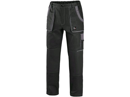 Kalhoty do pasu CXS LUXY JOSEF, pánské, černo-šedé, vel. 58